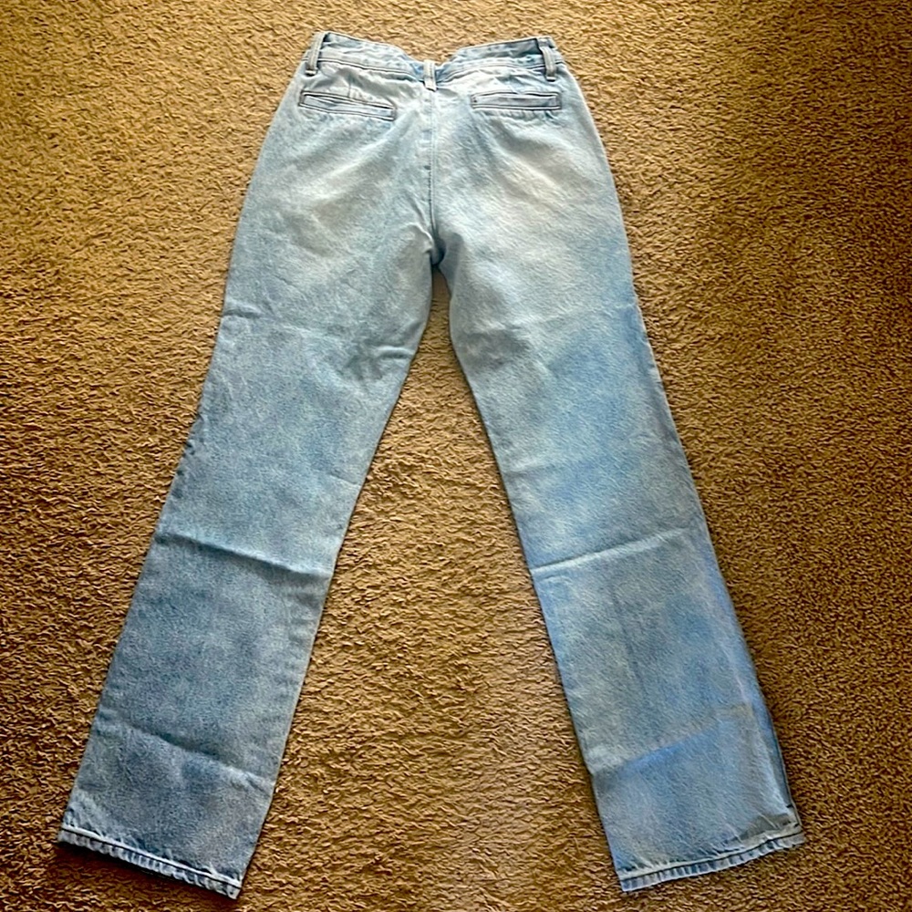 Woman’s jeans worn twice